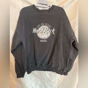 VTG 90s Hard Rock Cafe Paris sweatshirt size large